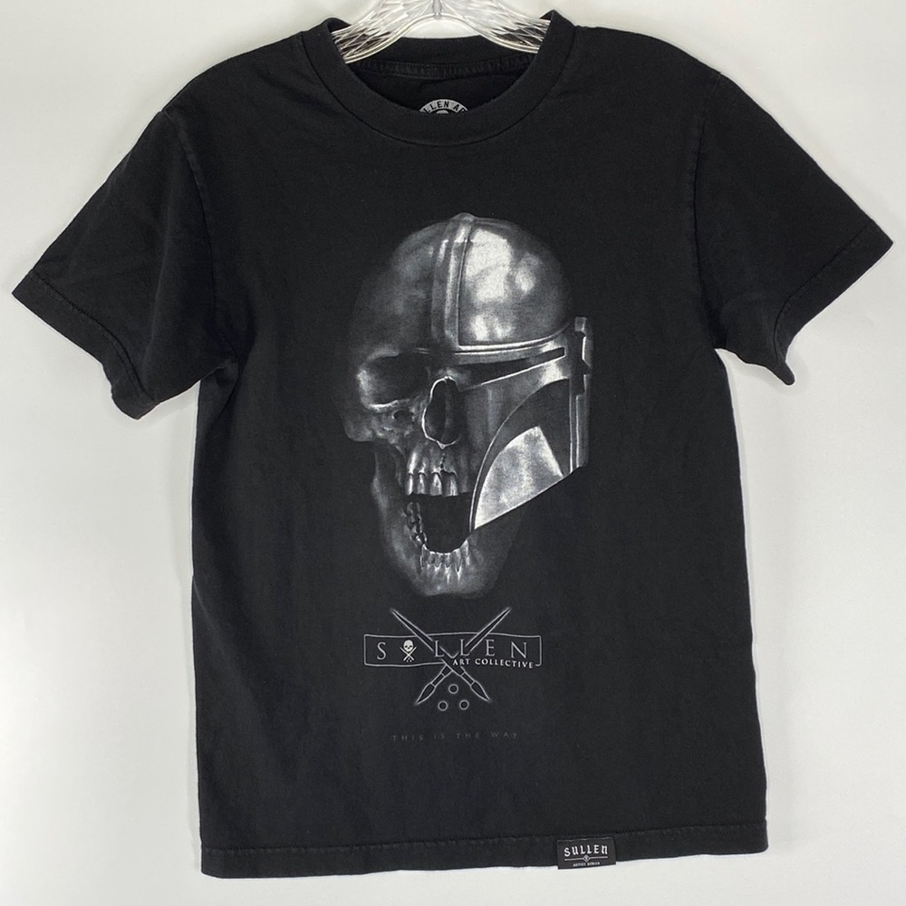 Sullen Art Collective Gladiator Mask Black Tshirt Size Small